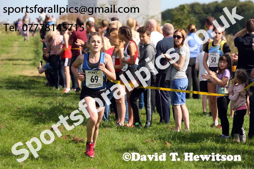 Boys and girls under-13s, Sunderland Harriers Cross Country, Farrington, Sunderland. Photo: David T. Hewitson/Sports for All Pics